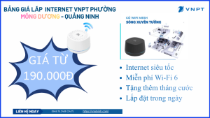 Lắp mạng VNPT phường Mông Dương
