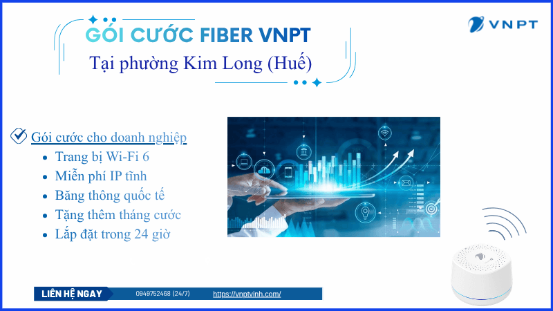Lắp đặt mạng VNPT phường Kim Long